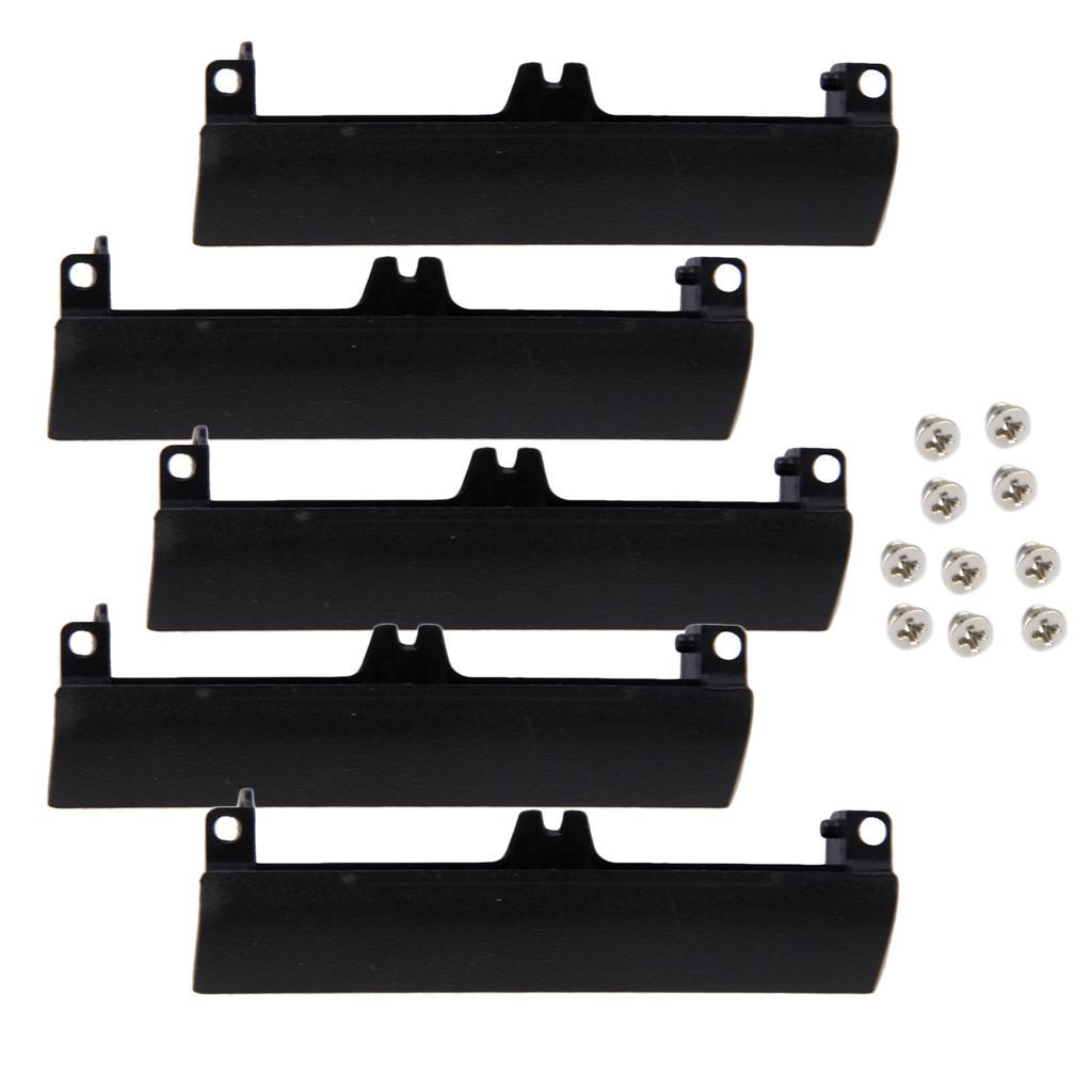 5Piece Hard Drive HDD Caddy Cover Bezel for LATITUDE E6430 E6530 Black