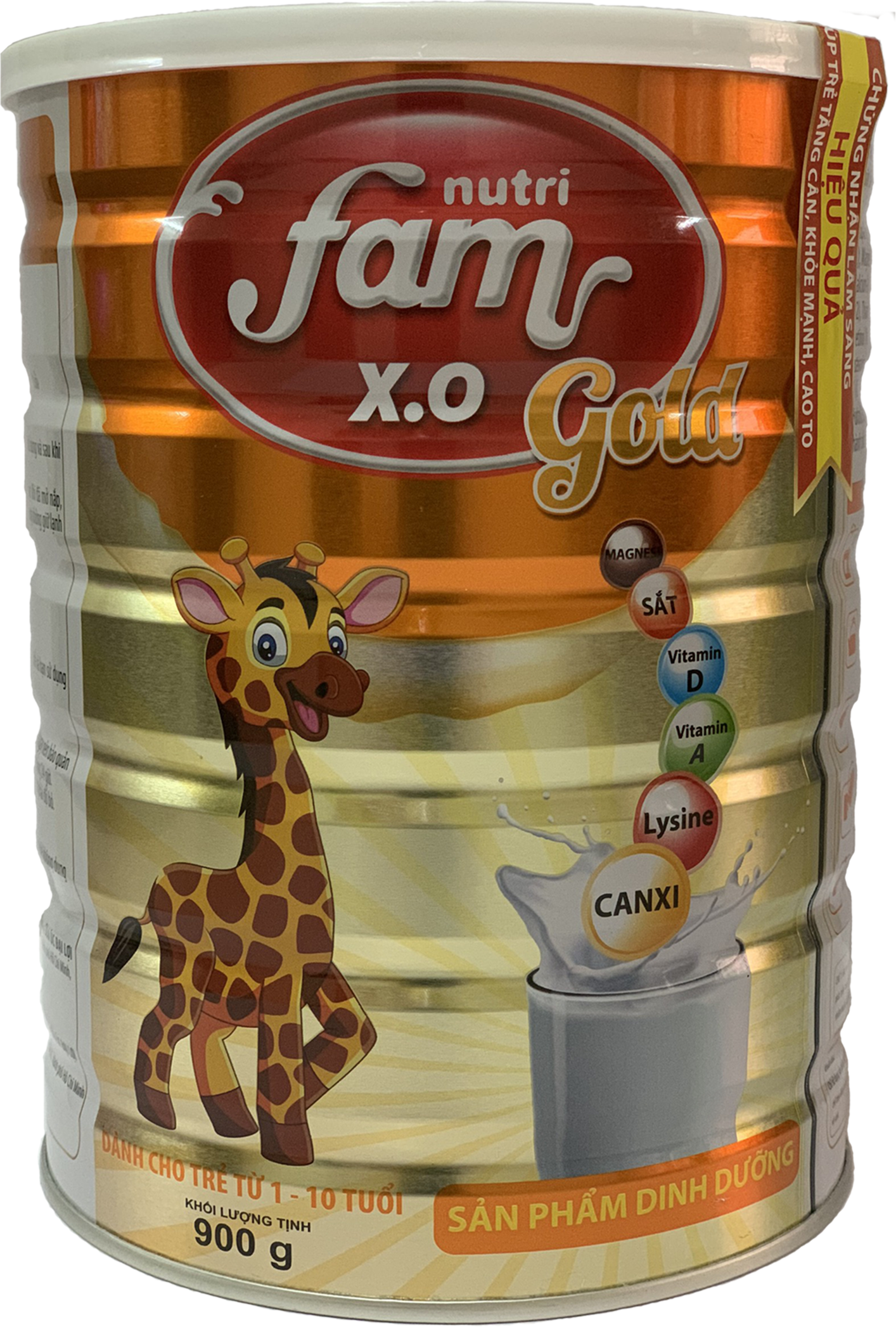 Combo 2 Sữa bột FAM X.O GOLD 900GR cho bé trên 12 tháng tuổi