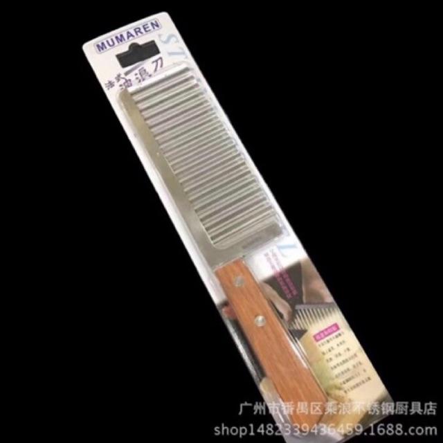 Dao cắt lát, tỉa sóng củ quả bằng inox