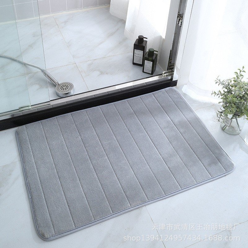 Thảm chùi chân phòng tắm lau chân Housetech hàng loại dày phòng khách nhà bếp đế chống trơn trượt siêu thấm hút nước