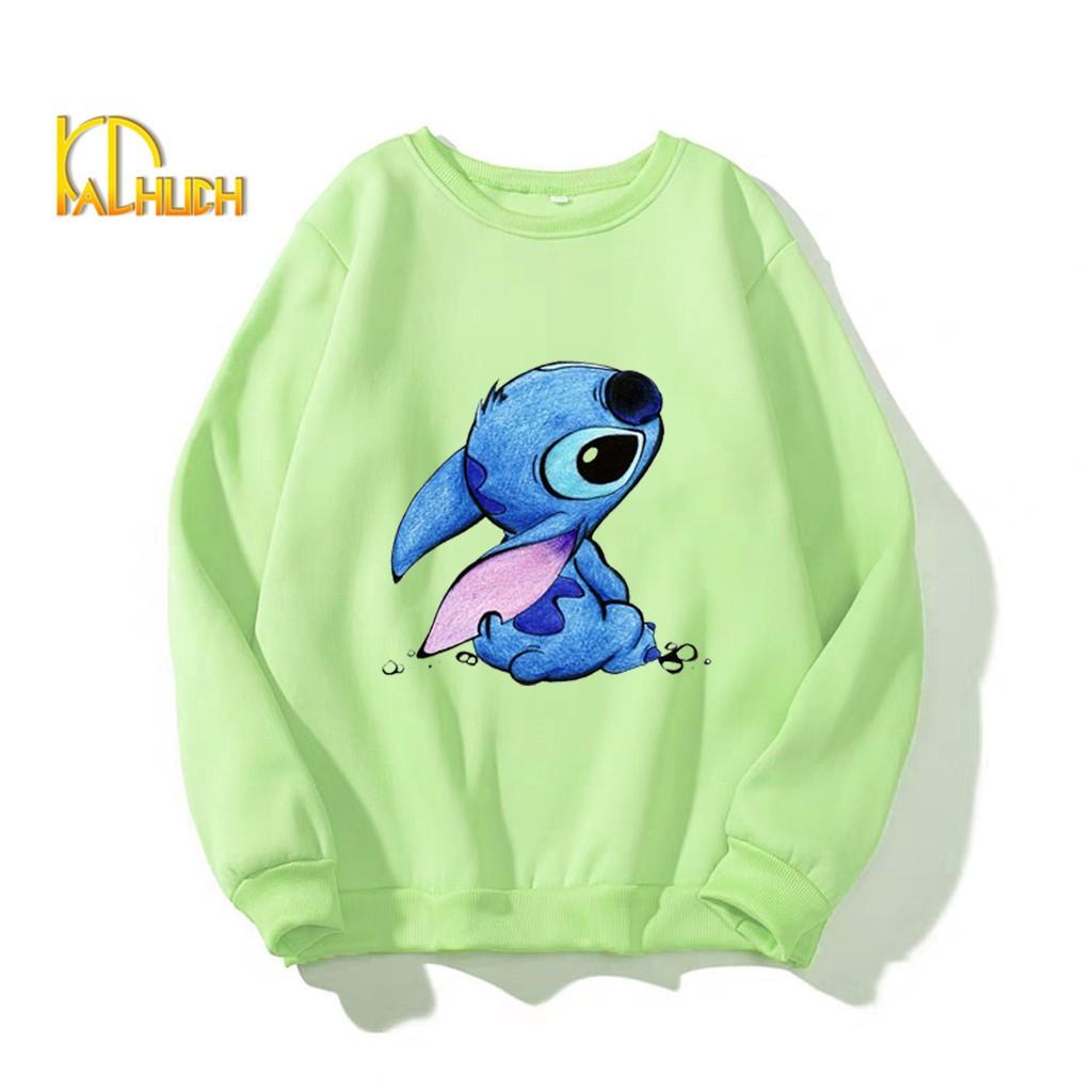 ÁO SWEATER NỮ IN STITCH DỄ THUƠNG