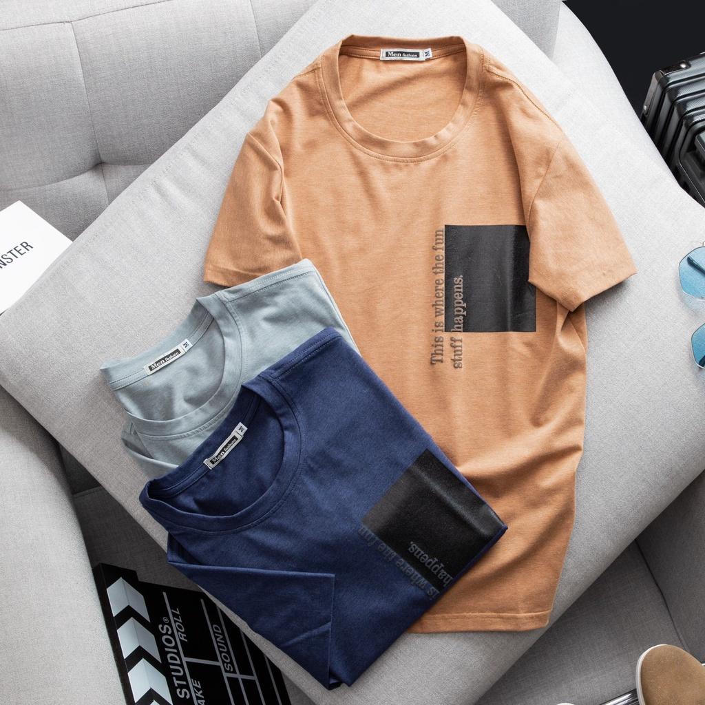 ÁO THUN COTTON CỔ TRÒN Y HÌNH
