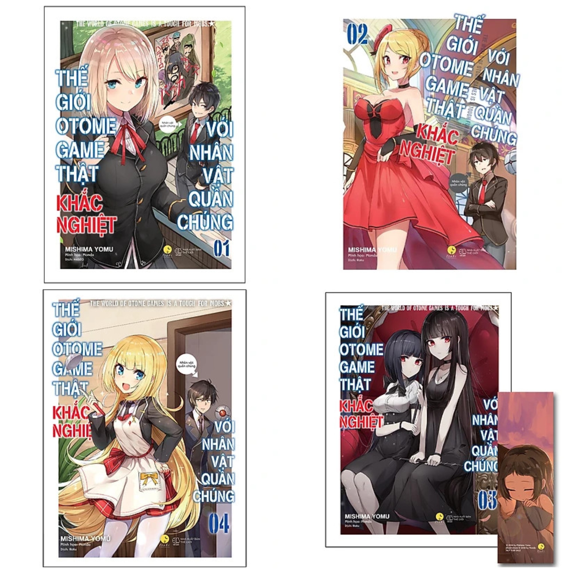 Combo 4 Quyển: Thế Giới Otomegame Thật Khắc Nghiệt Với Nhân Vật Quần Chúng