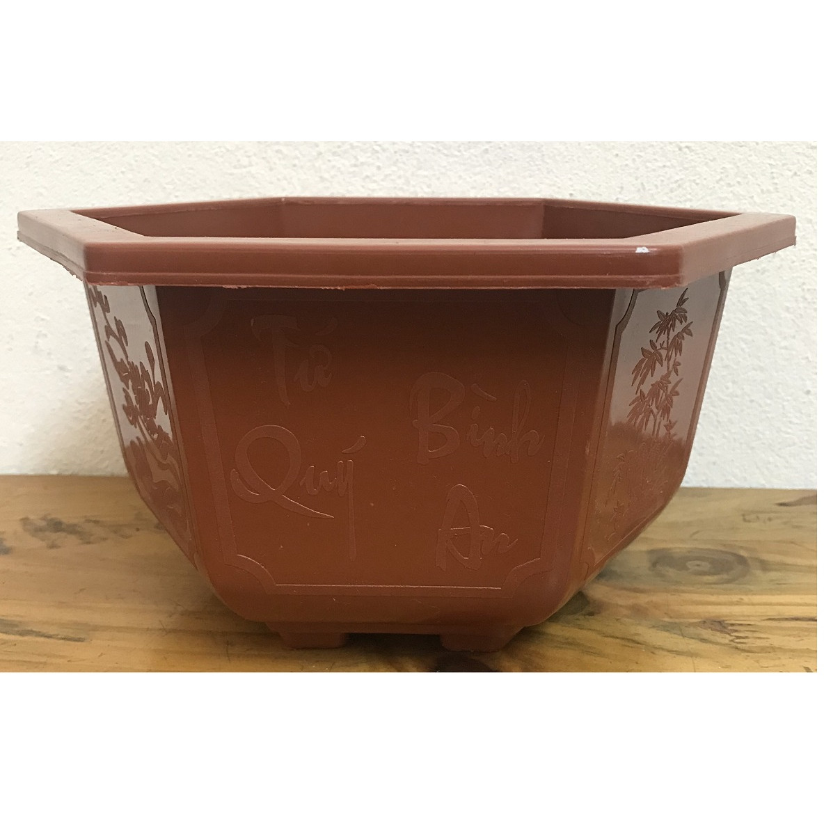 1 Châu Nhựa Bonsai Lục Giác Bình Thuận 250x150 Trồng Hoa, Cây Cảnh