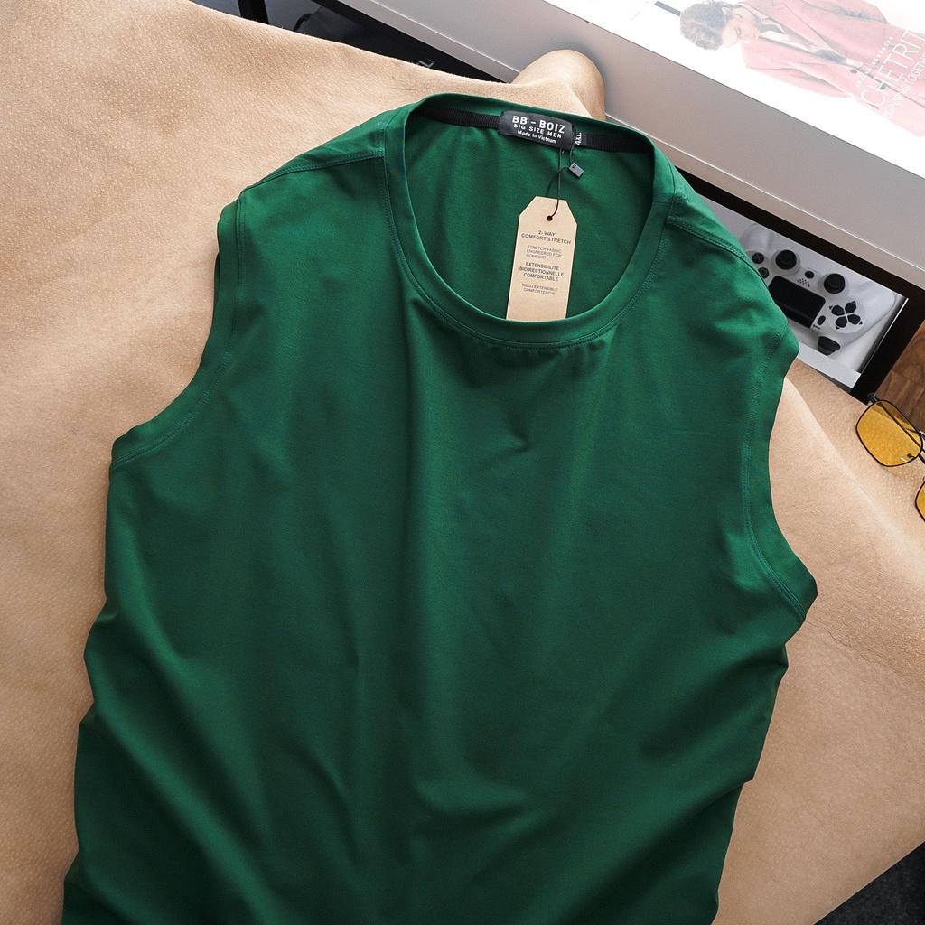 Áo thun ba lỗ tanktop nam cotton bigsize 90kg - 130kg