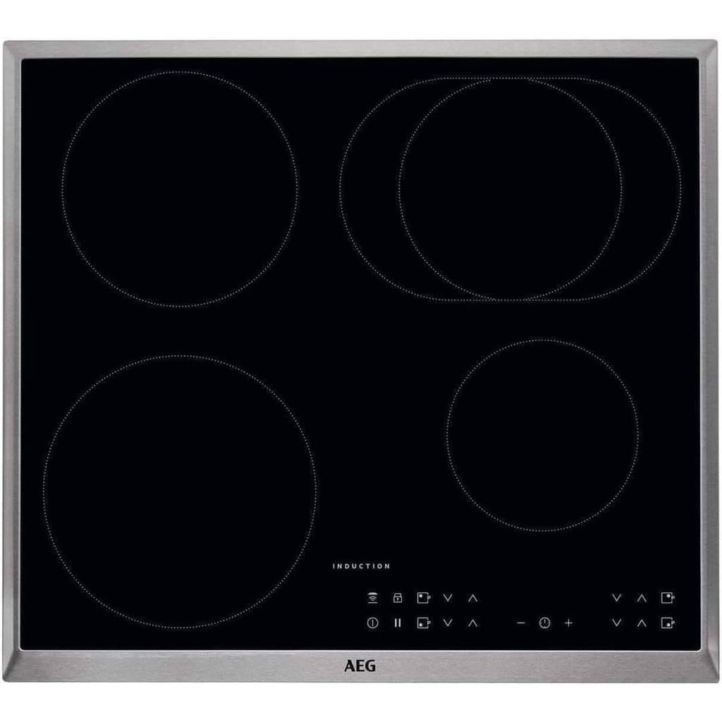 Bếp Từ 4 Vùng Nấu AEG IKB6431AXB, 7350W , Hẹn Giờ Nấu, Khóa An Toàn, Mặt Kính Chống Xước, Made In Germany, BH 12 Tháng