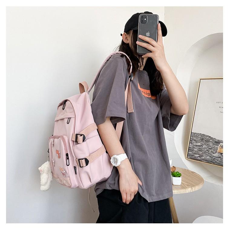 Balo học sinh dễ thương dung thích lớn có kèm sticker