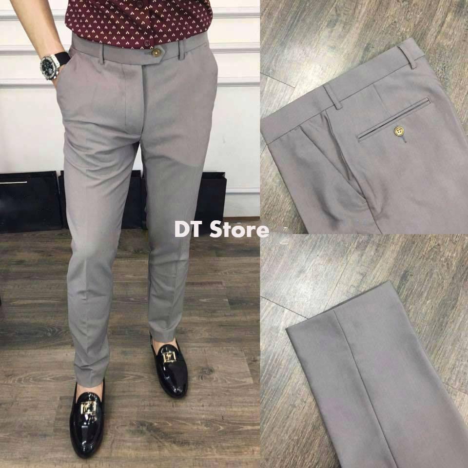 QUẦN TÂY ÂU NAM FORM HÀN QUỐC ÔM CO GIÃN, 100% HÌNH THẬT - ĐEN,Size 32