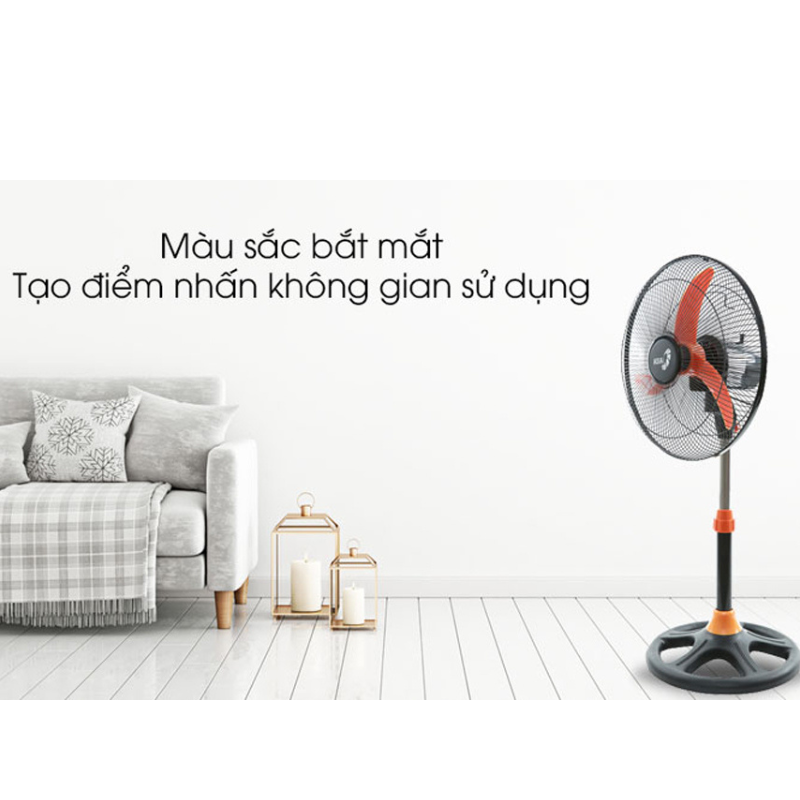 Quạt lửng ASIAvina VY538890 - Đen (55W) - Hàng chính hãng