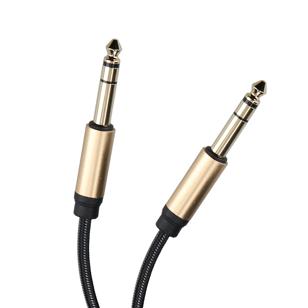 Cáp Chuyển Đổi Âm Thanh Male Sang Male 6,5mm Cho Trống Điện Tử / Loa / Bộ Trộn Âm Thanh / Micrô / Bộ Khuếch Đại 1.8 Mét