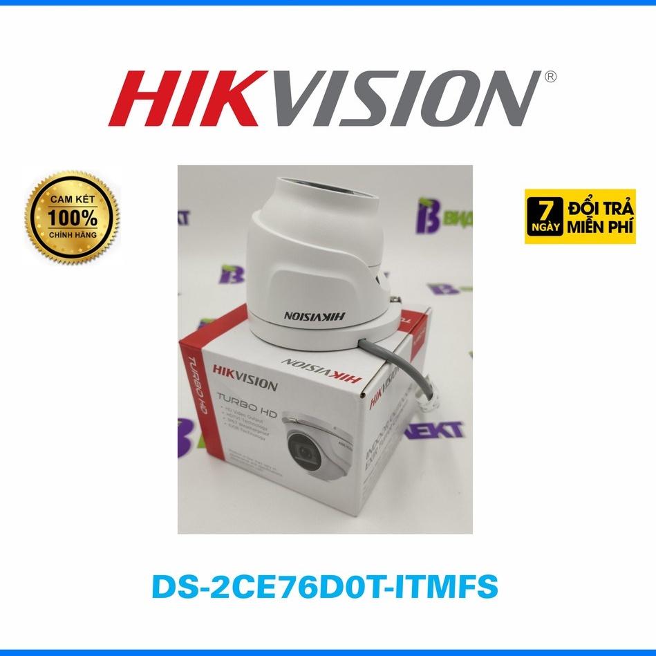 Camera Hikvision quan sát ngoài trời chống trộm Tích hợp micro - Hàng chính hãng