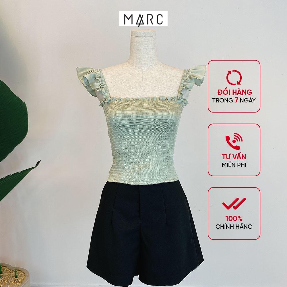 Áo kiểu nữ MARC FASHION ôm smocking tay con FAVH0503