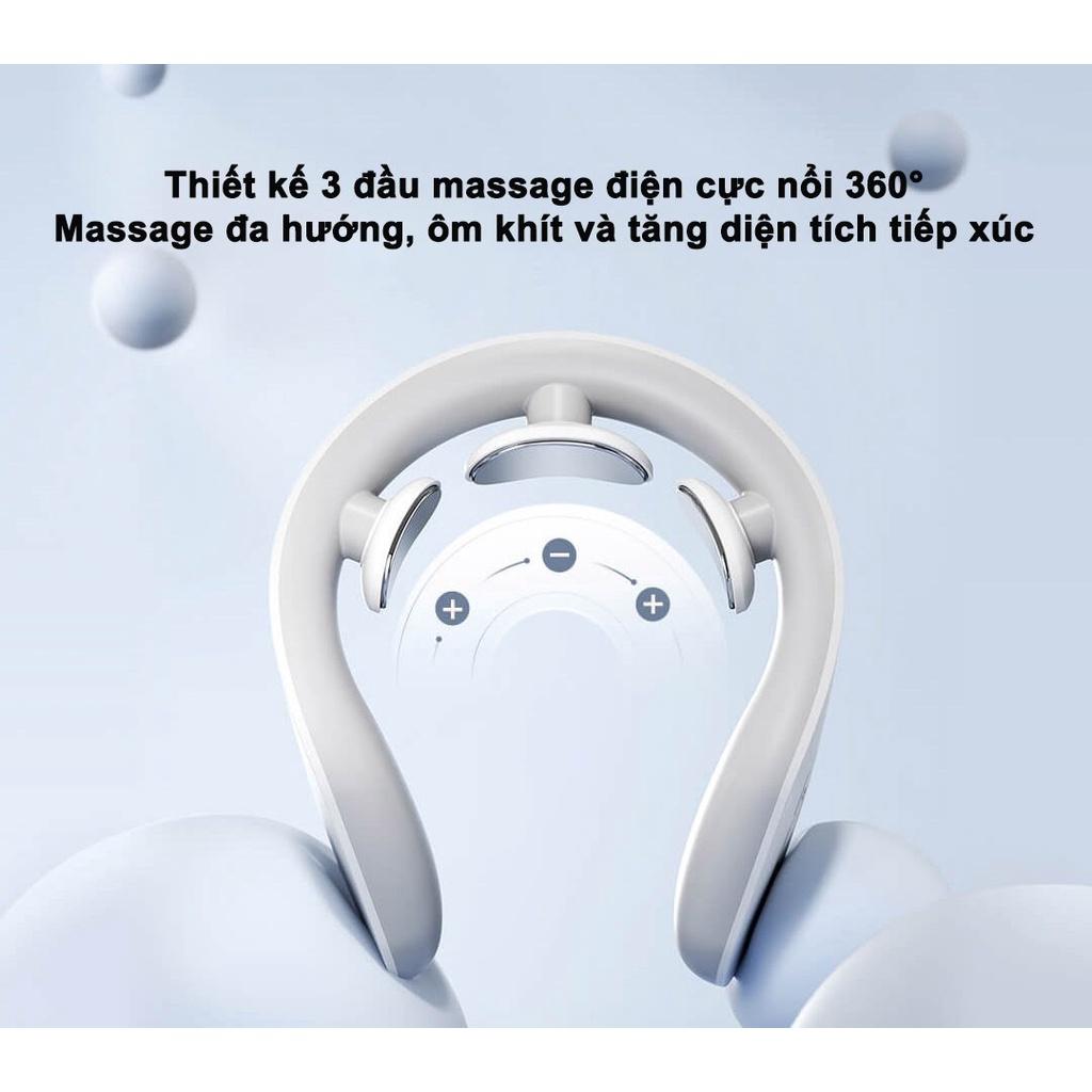 Máy massage cổ Enchen x Jeeback G20 bản 2022 thiết kế chữ L ôm cổ, tự động cập nhật OTA massage bằng điện di EMS