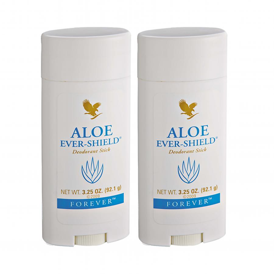 Combo 2 Sáp khử mùi không chứa muối nhôm Aloe Ever – Shield 92.1gr/tuýp