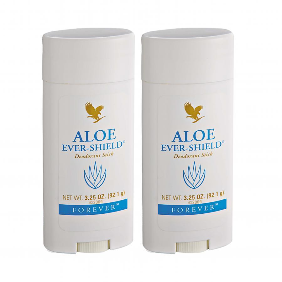 Combo 2 Sáp khử mùi không chứa muối nhôm Aloe Ever – Shield (#067) 92.1gr/tuýp