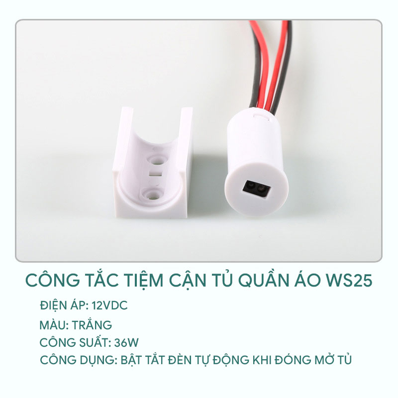 Công tắc cảm biến tủ quần áo WS25