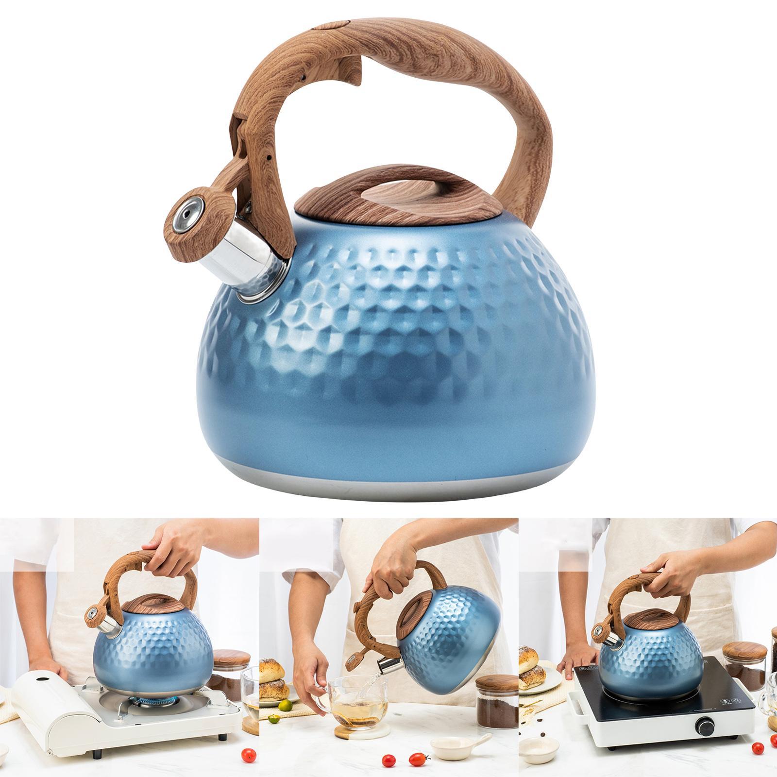 2.8L Whistling Tea Kettle Coffee Tea Pot for Electric/Induction/Gas Stove