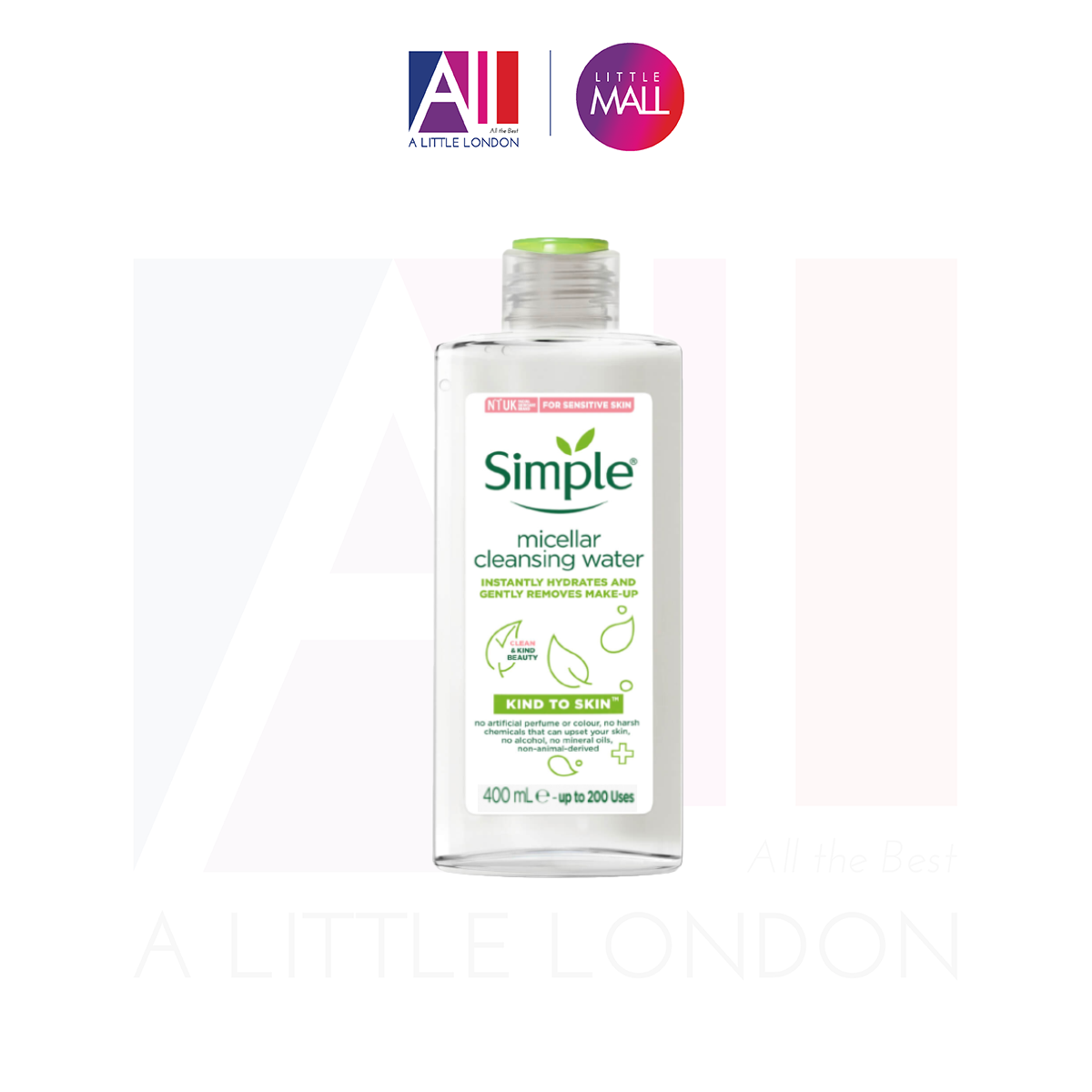 Nước tẩy trang Simple Cleansing Micellar Water