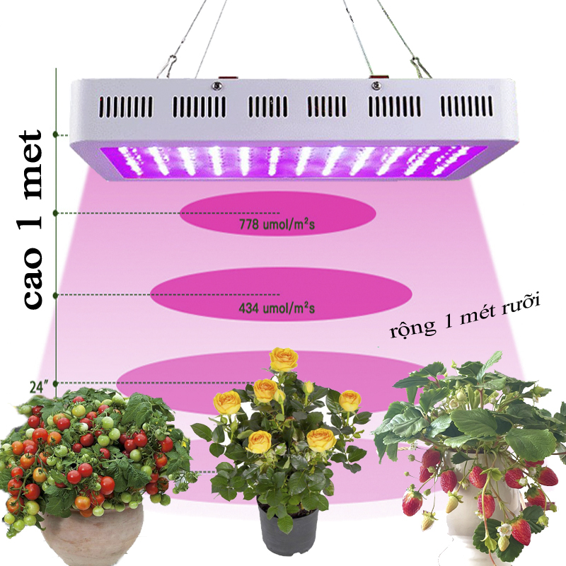 Đèn Ledlight trồng cây trong nhà,công xuất siêu lớn 1000W bao phủ cả cây to-75100