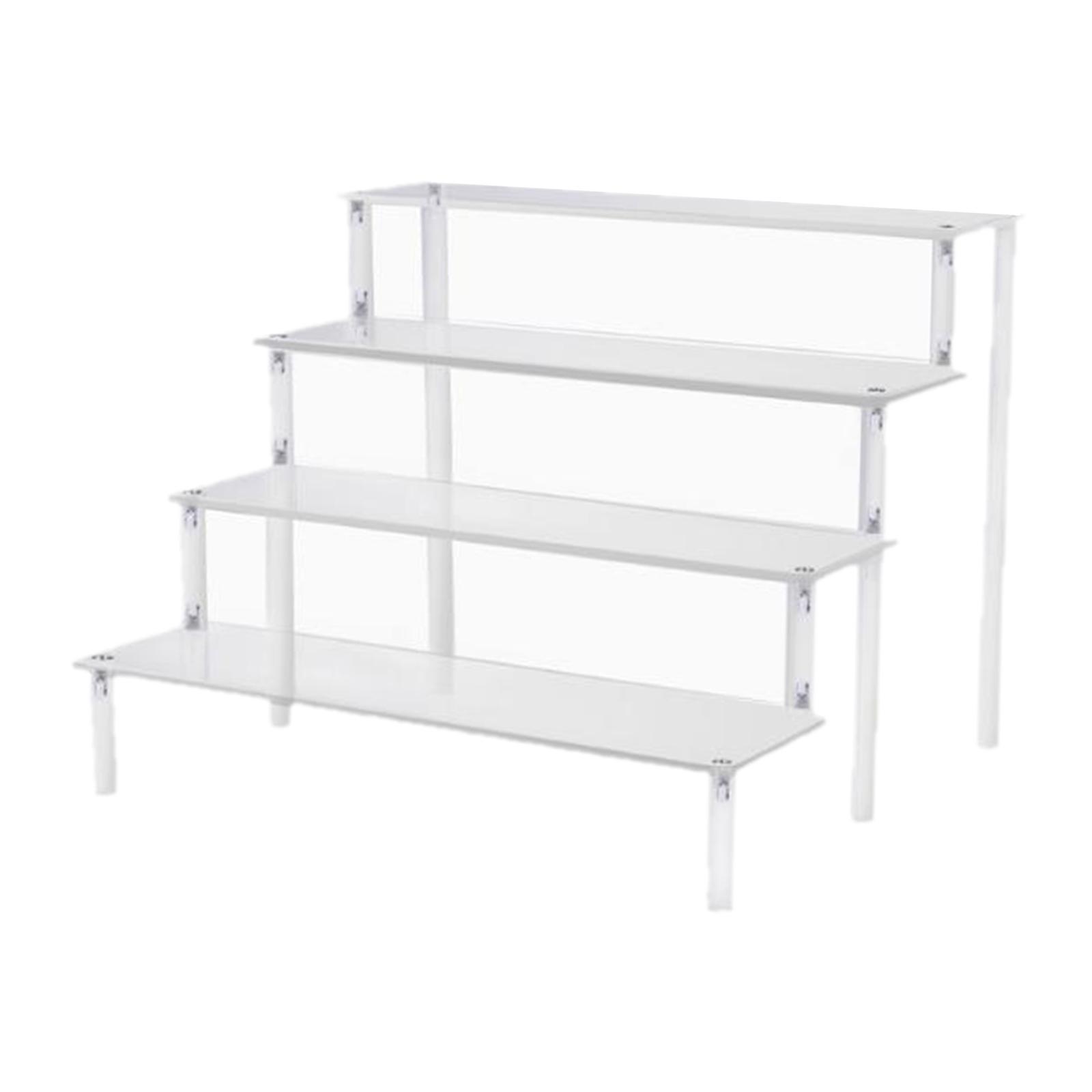 2 Sets Acrylic Display Stand Riser for Jewelry Model Toys Storage Stands