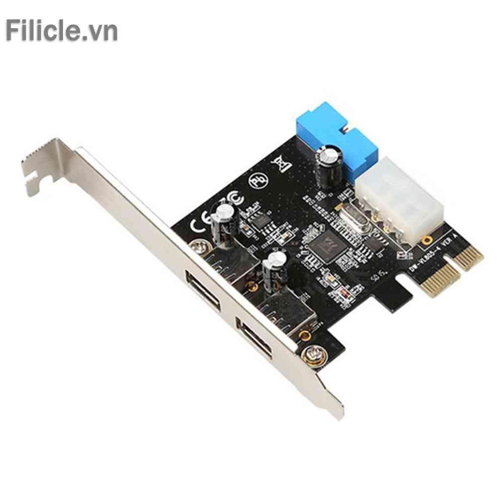 Thẻ Mở Rộng PCIE 2 Cổng USB 3.0 20Pin