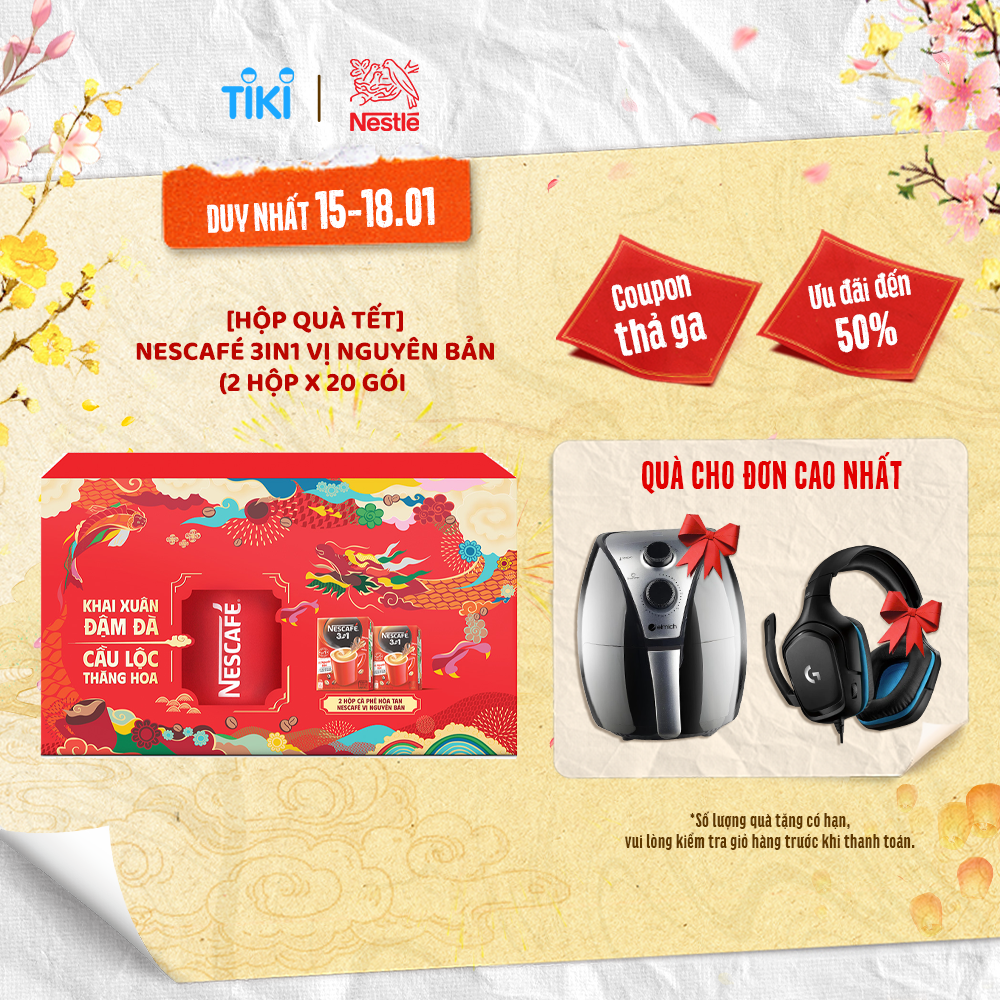 Nescafé 3in1 Vị Nguyên Bản - 2 Hộp X 20 Gói