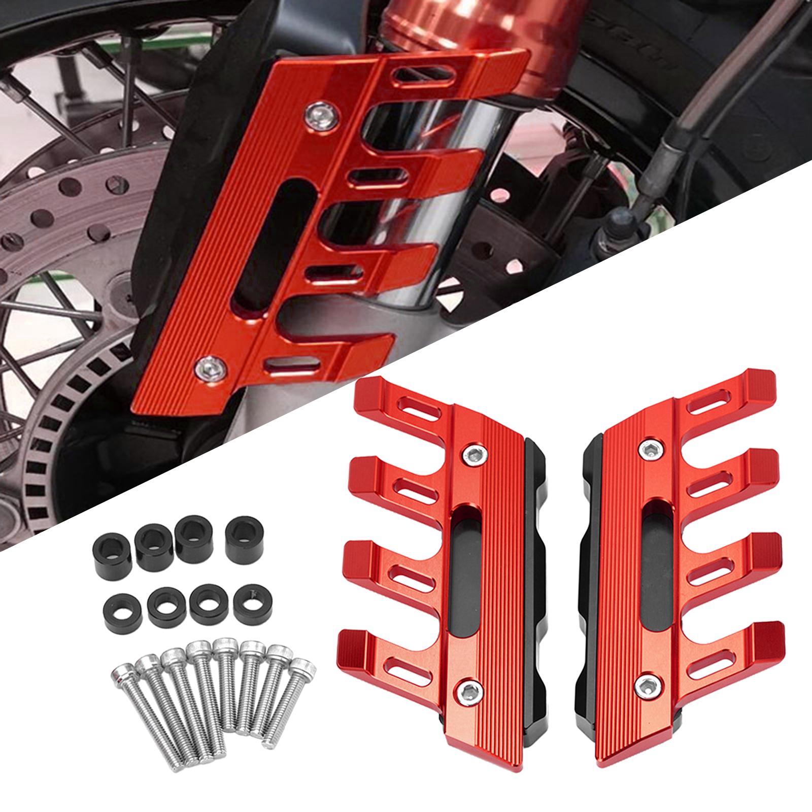 Front Fender Slider Protection Guard Cover Trim For Kawasaki Z750 Z800 Red