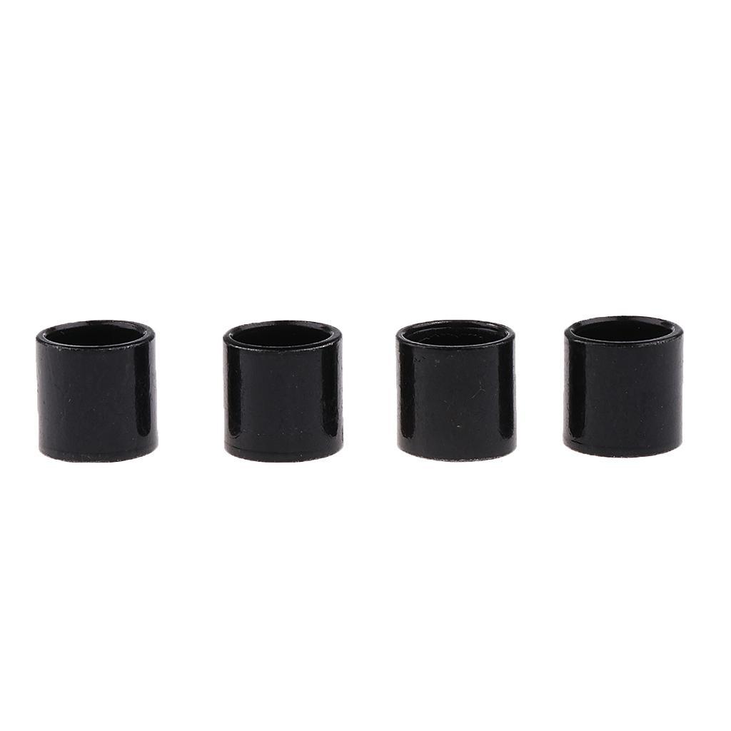 12 Pieces Metal Longboard Skateboard Bearing Spacers Hardware Accessories 10mm x 10mm