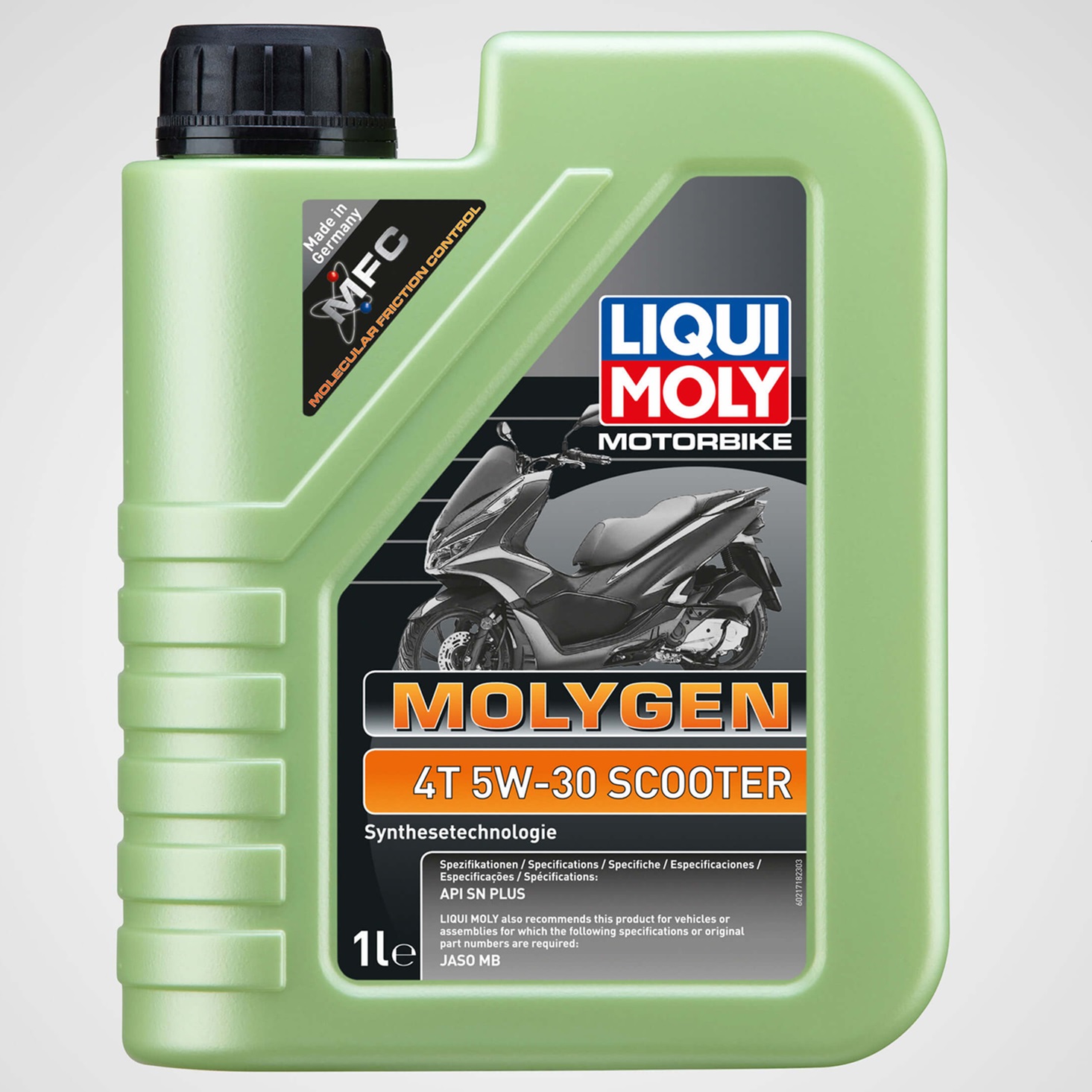 Dầu nhớt tổng hợp xe ga Molygen Liqui Moly 1L 5W30 - Tặng kèm 1 khăn lau chuyên dụng 3M màu ngẫu nhiên