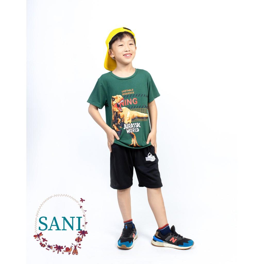 Bộ quần áo bé trai size đại 20-40kg Đồ bộ bé trai ngắn tay mặc hè