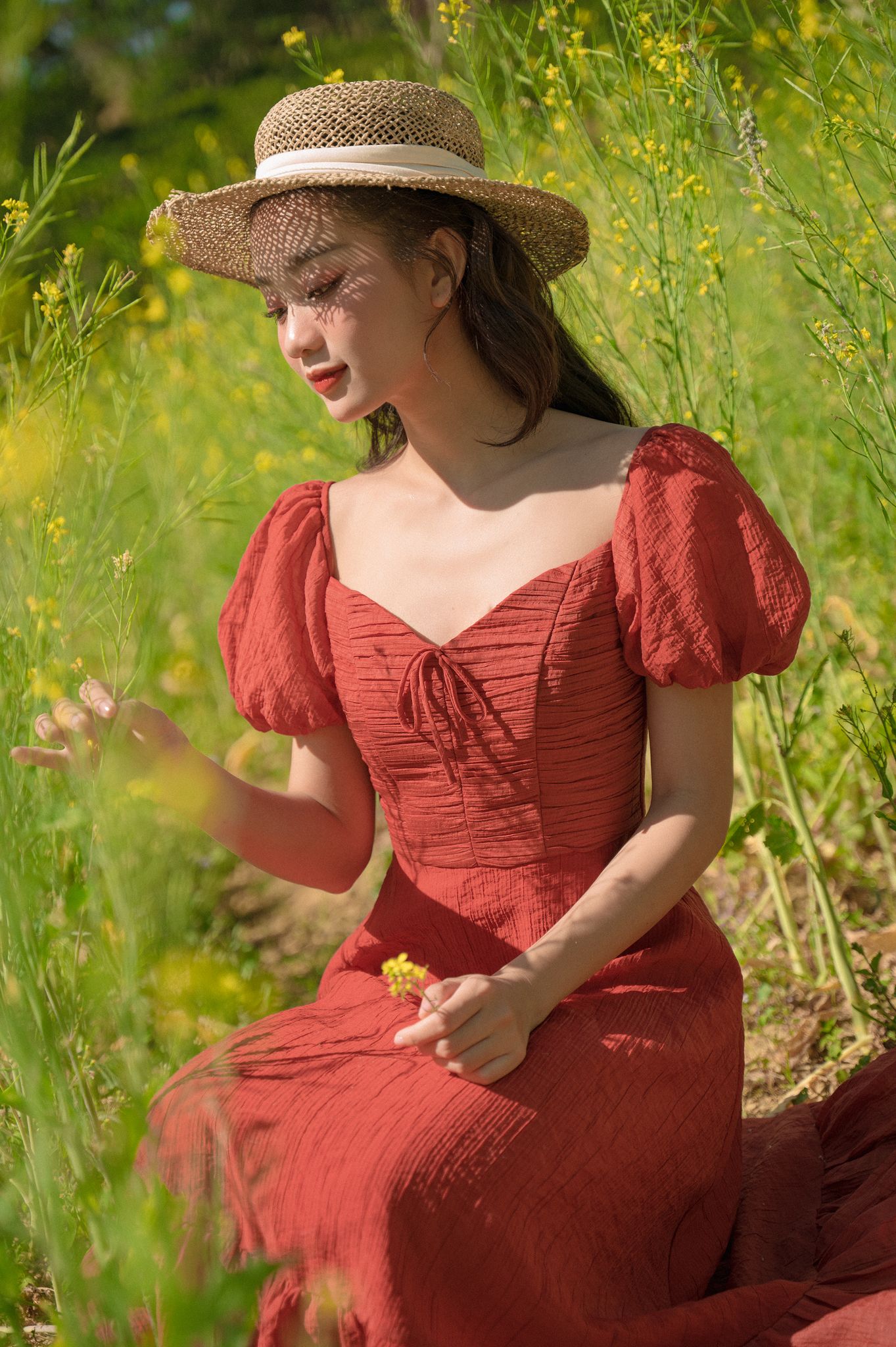 OLV - Đầm Carmen Scarlet Dress