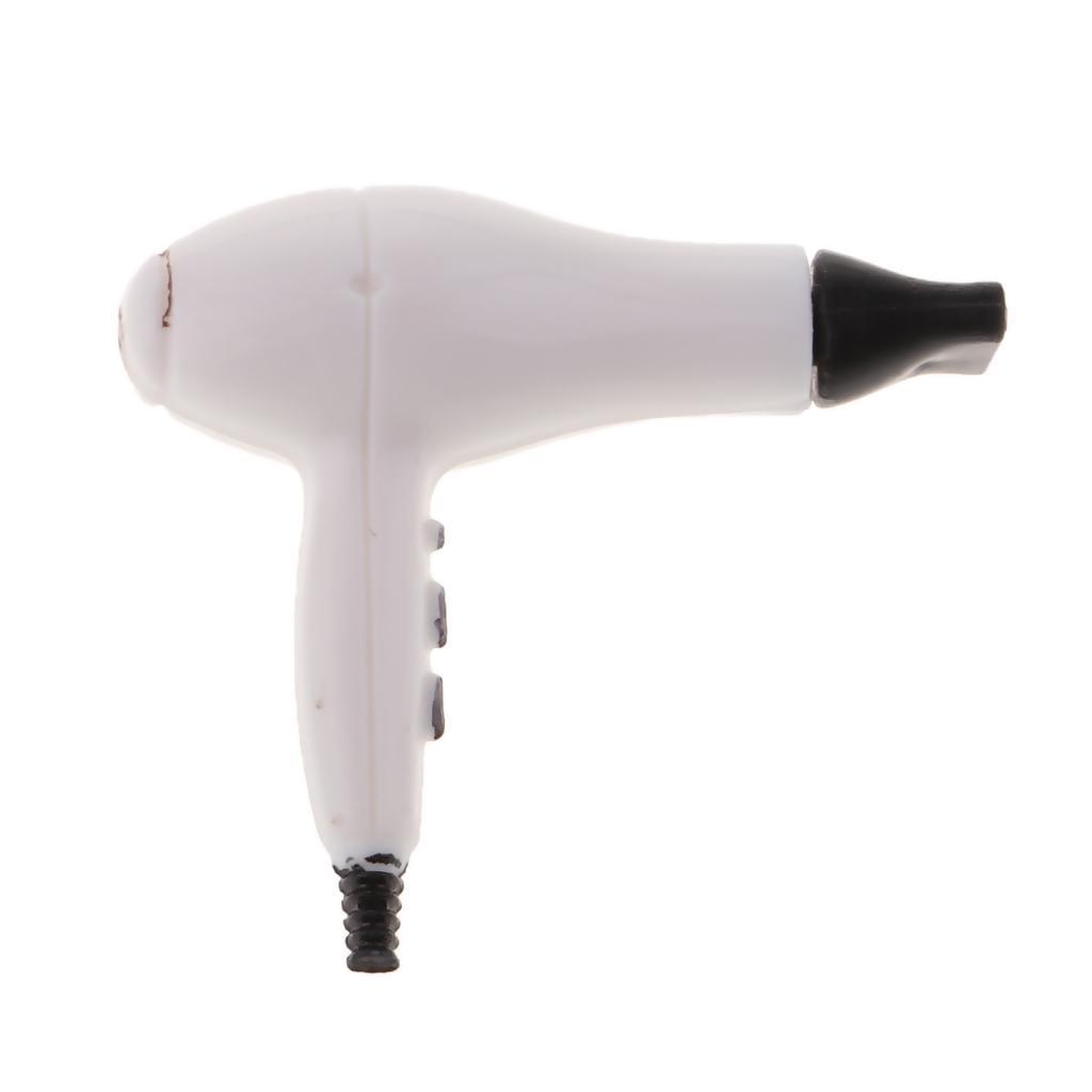 White Salon Dryer for 1/12 Dolls House Bathroom Accessory