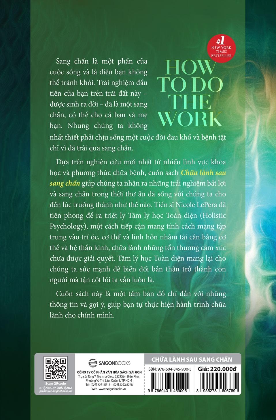 Chữa Lành Sau Sang Chấn - How To Do The Work