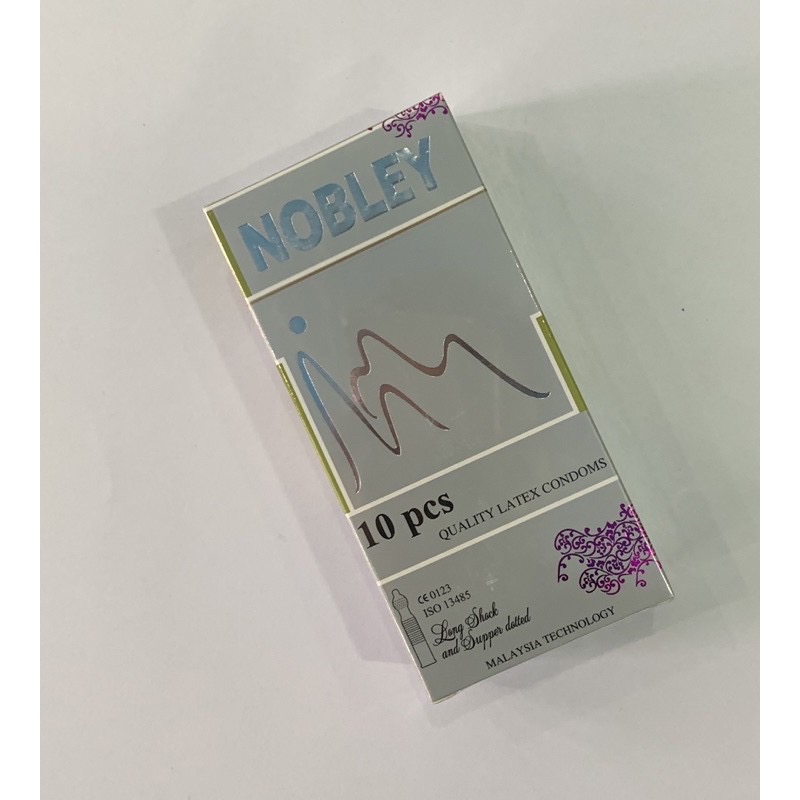 ￼Bao Cao Su NOBLEY  Malaysia - Hộp 10 Cái - Tác Dụng SIÊU MỎNG , GÂN , GAI