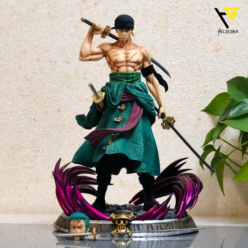Mô nhân vật Zoro cao 37 cm siêu đẹp có hiệu ứng