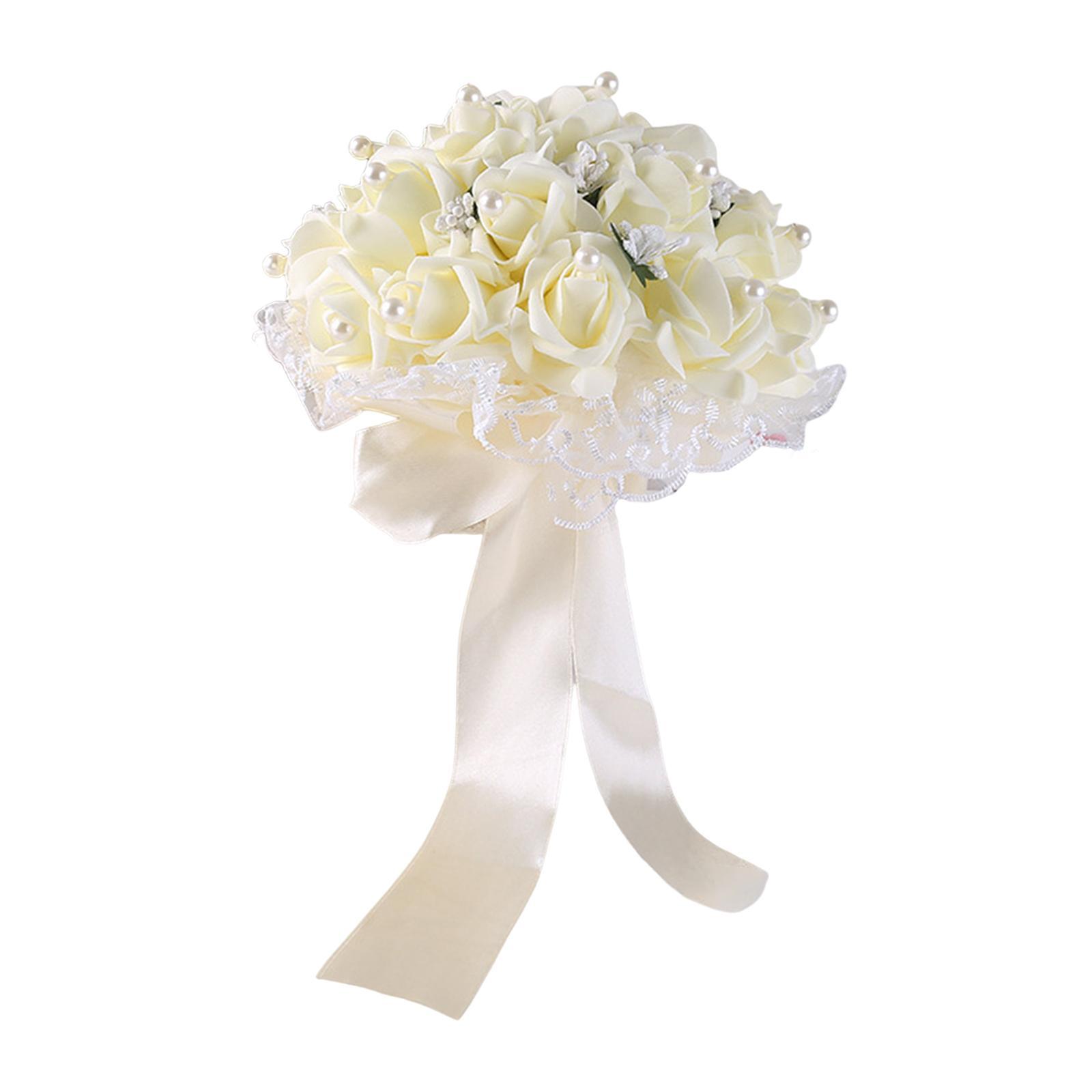 Wedding Bride Bouquets Artificial Bridal Bouquet for Valentine's Day Wedding