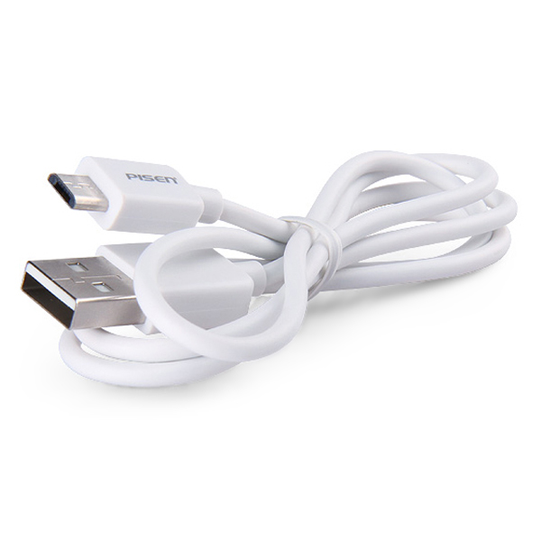 Dây Cáp Sạc MicroUSB Pisen (40cm) - Hàng Chính Hãng