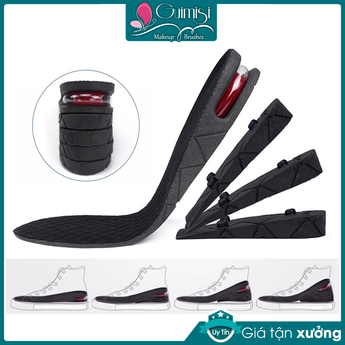 02 Miếng Lót Giày Độn Đế Tăng Chiều Cao