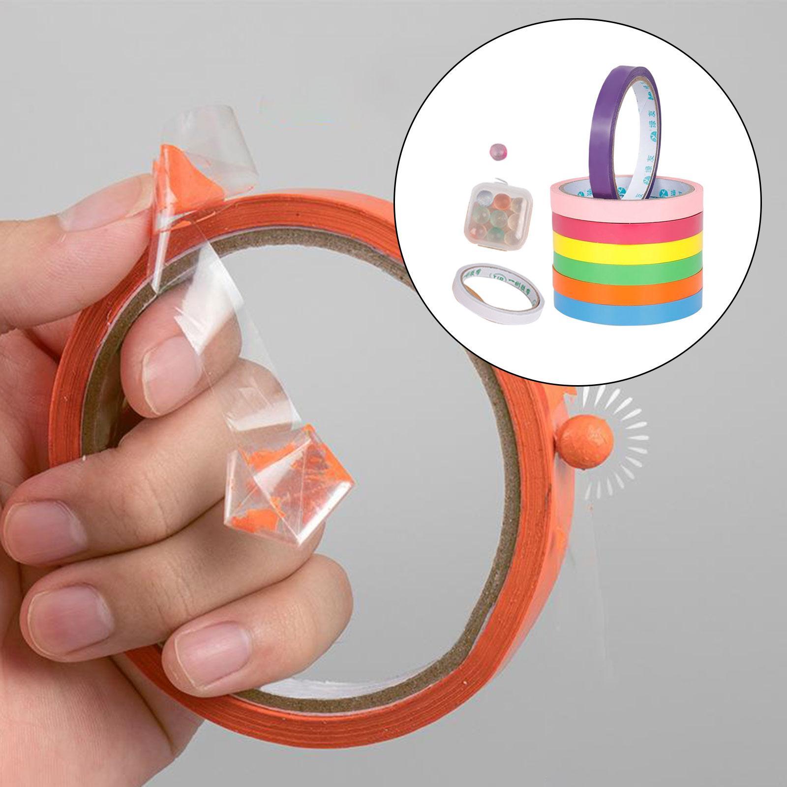 Sticky Ball Tapes Candy Color Tape Game Sticky Toys Rainbow for Party Adult