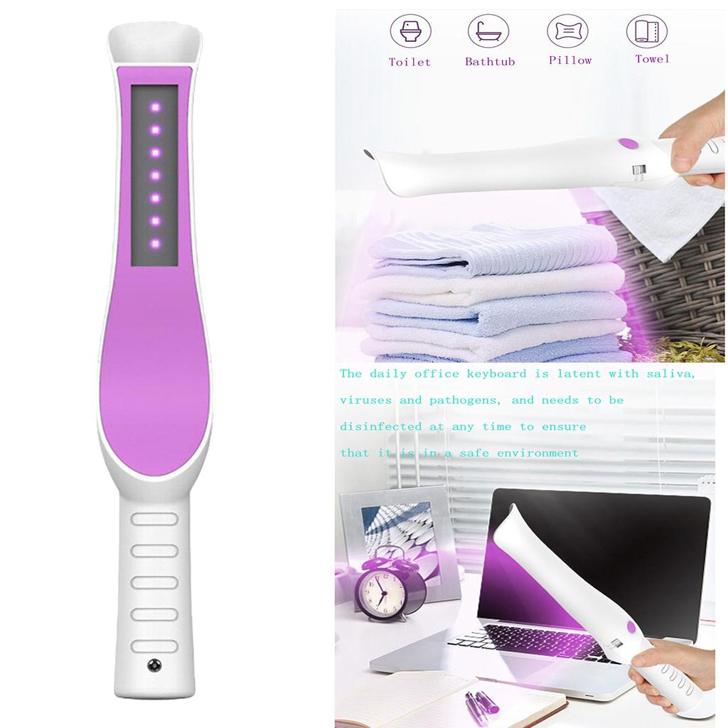 Portable LED UV Lamp Handheld Sterilizer UVC Lights Tube