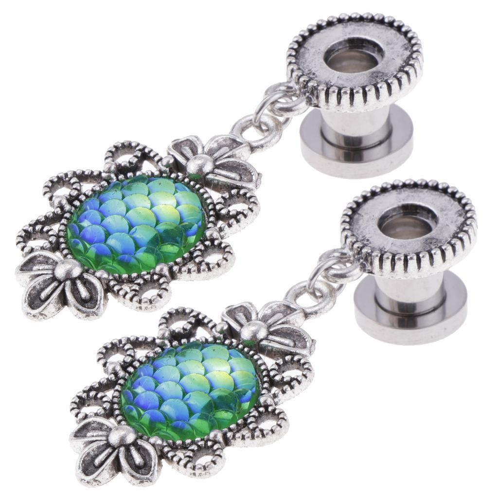 Stainless Tunnel Ear Expanders Body Piercings Pendant Accessories