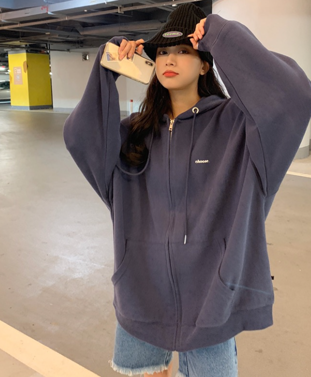 Áo Khoác Hoodie Zip Nỉ Bông CHOOSE Unisex Nam Nữ , áo khoác CHOOSE , Áo khoác Hoodie zip CHOOSE xám ảnh thật 100%