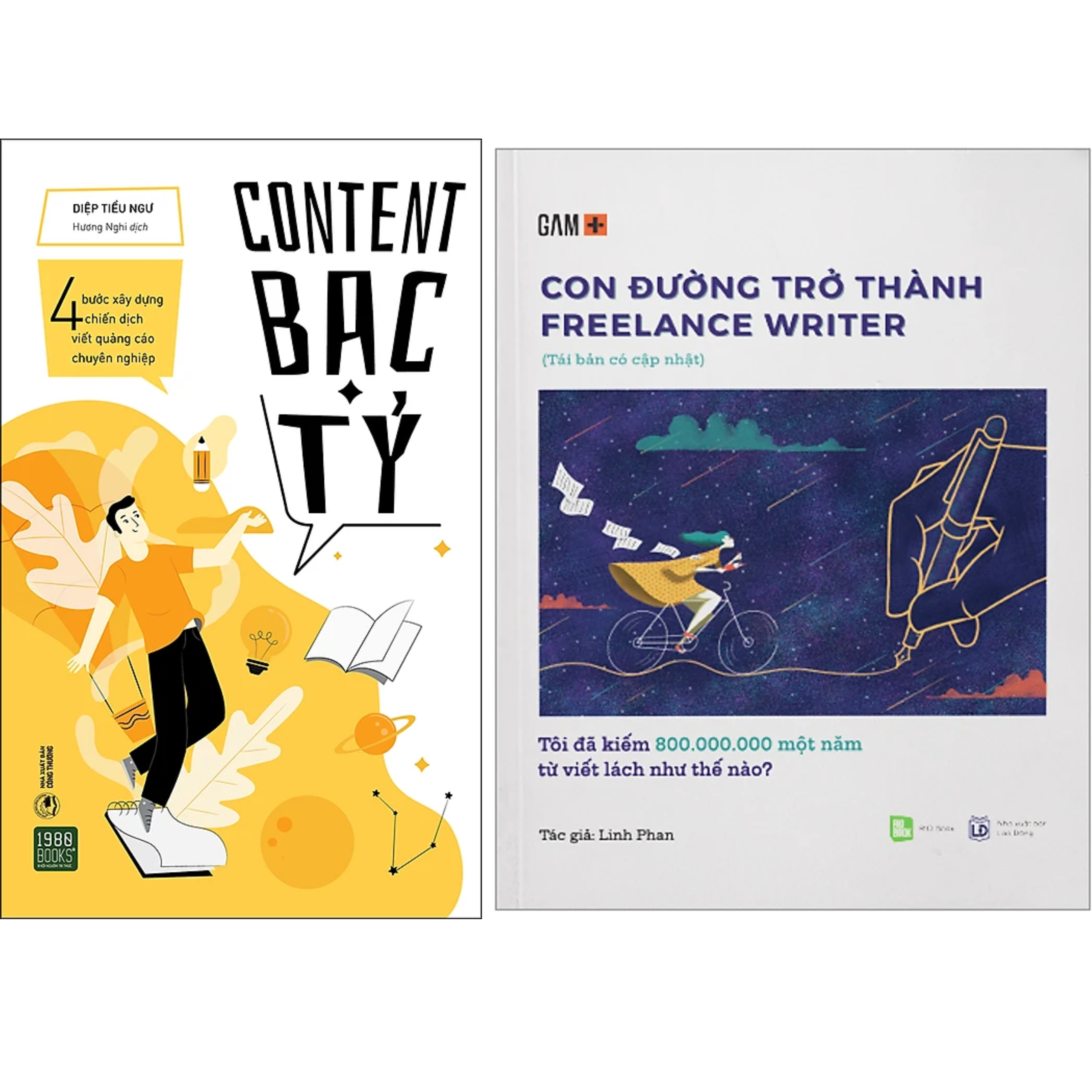 Combo 2Q Content Bạc Tỷ Con Đường Trở Thành Freelance Writer - Tôi Đã Kiếm 800.000.000 Một Năm Từ Viết Lách Như Thế Nào