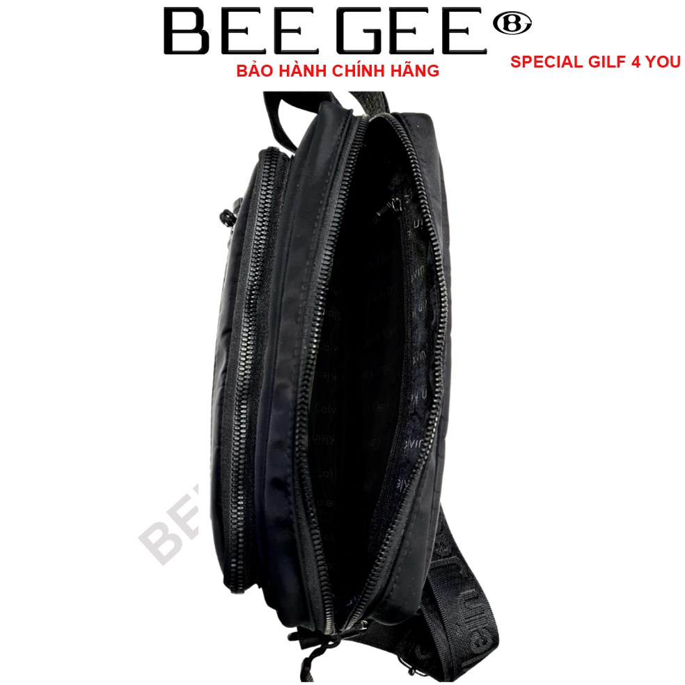 Túi đeo chéo nam vải canvas chống thấm nước - BEEGEE 0134 (Tặng quà tặng ngẫu nhiên trong BEEGEE GILF COLLECTION)