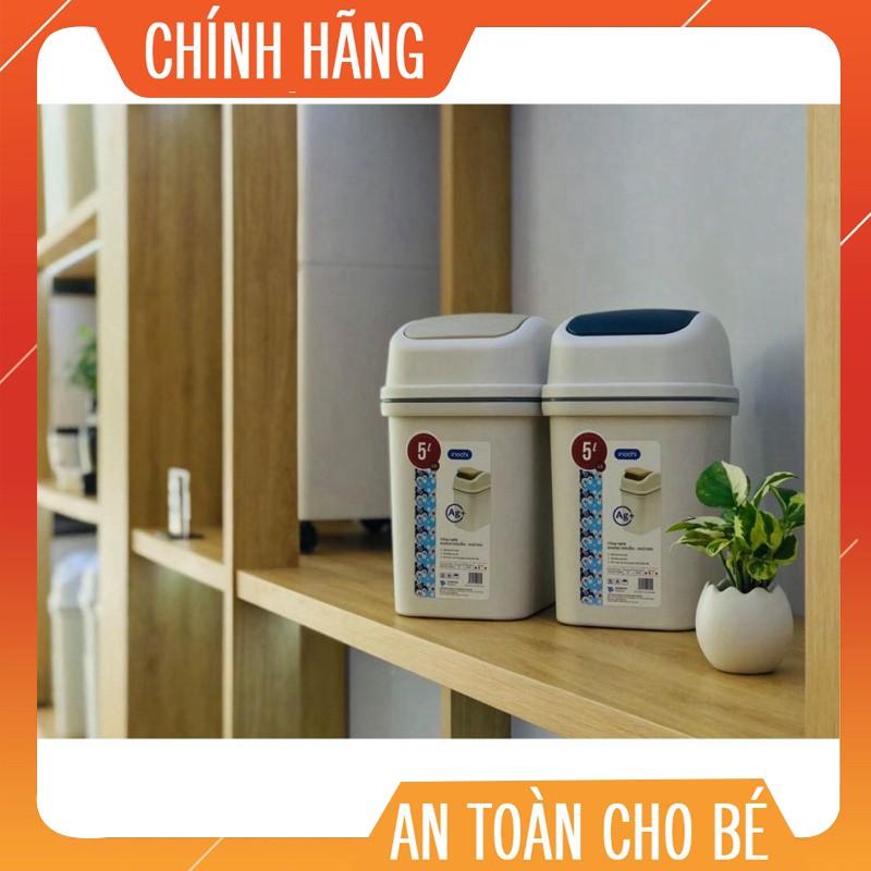 Thùng rác nắp lật Inochi 5L (tiêu chuẩn Nhật Bản)