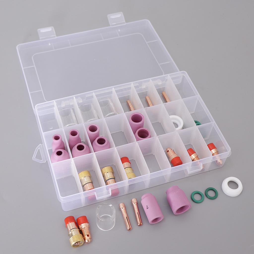40 Pieces Consumables Assembly Kit For WP17 18 26 TIG Welding Torch