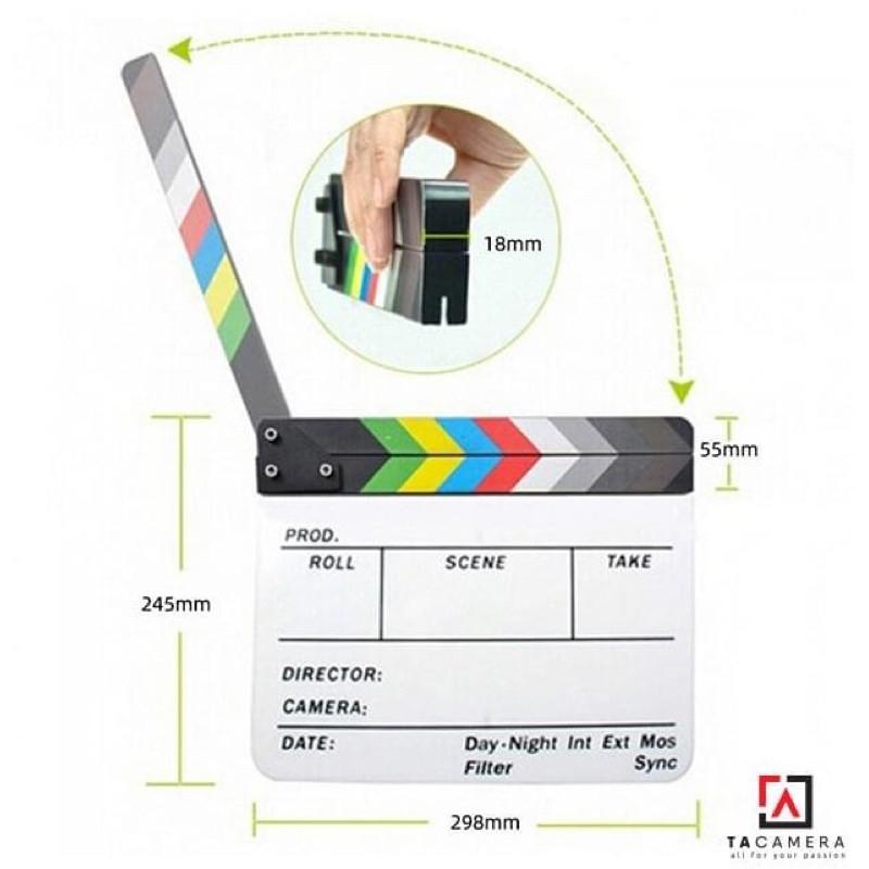 Bảng đạo diễn clapper board cao cấp Acrylic