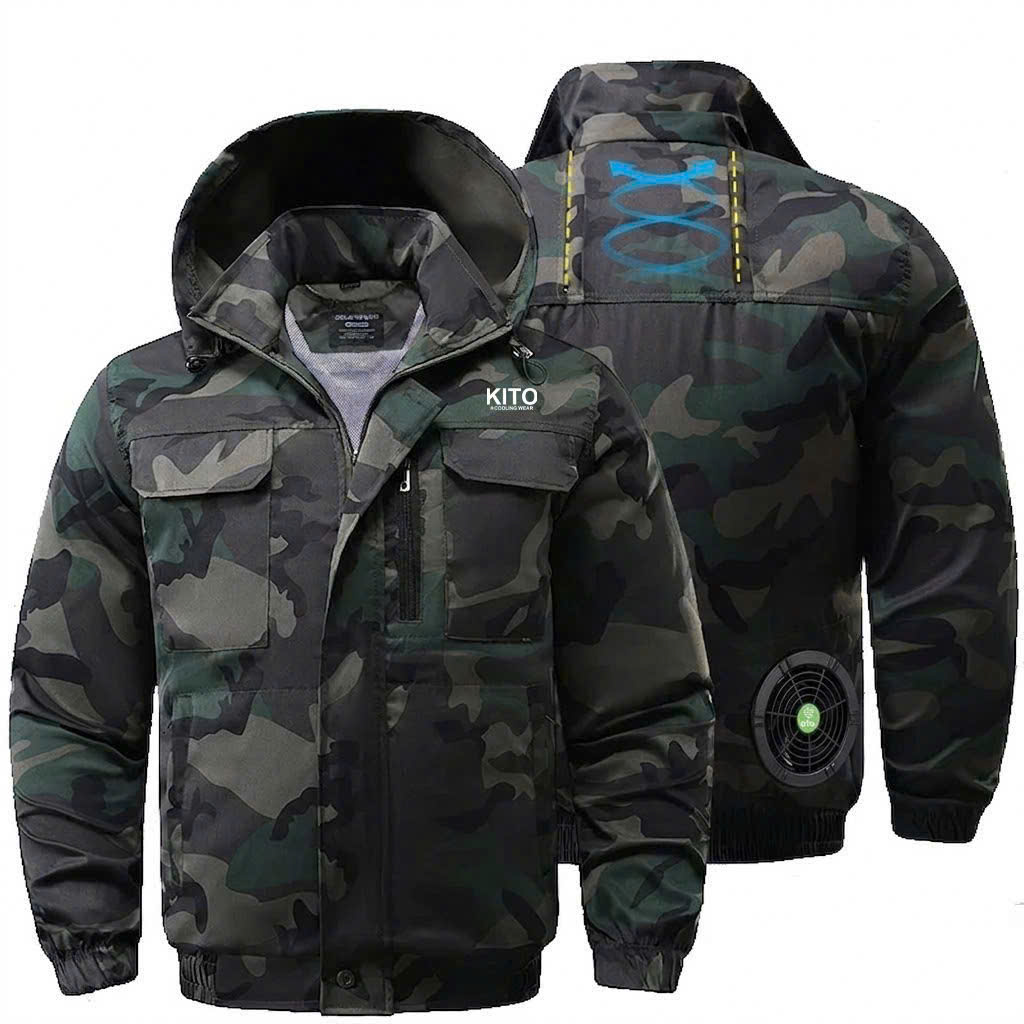 Bộ áo điều hòa KITO NEWPRO KT10 thế hệ mới nhất 2026 quạt 24V siêu bên ,chống chai ,chống phồng