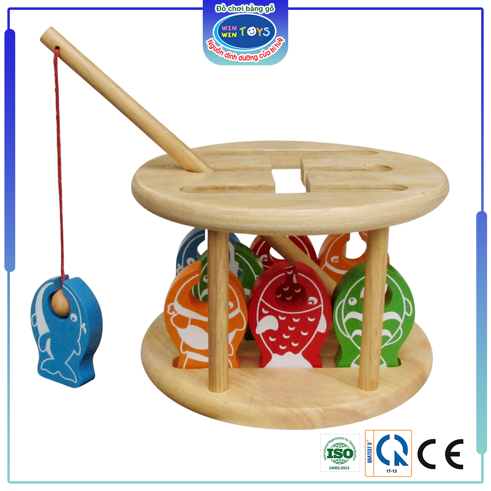 Đồ chơi gỗ Thử thách câu cá | Winwintoys 64362 | Phát triển tư duy và sự khéo léo | Đạt tiêu chuẩn CE và CR