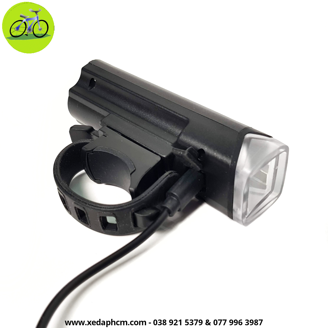 Đèn xe đạp LED trước sau chiếu siêu sáng sạc USB came biến ánh sáng